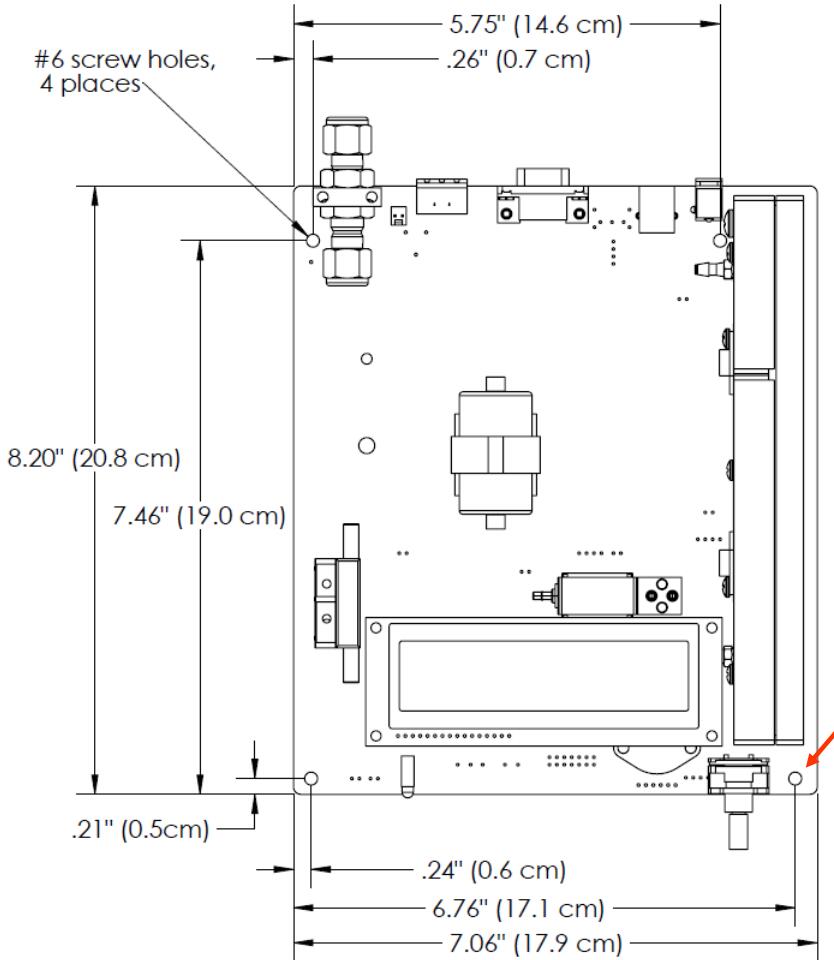 美國2B 106-L臭氧檢測儀如何壁掛安裝(圖1)